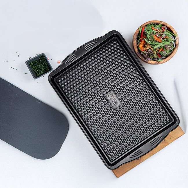 Prestige Aerolift Large Bake & Roasting Tray 14"